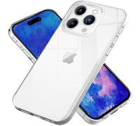 NALIA Étui en Silicone Clair Compatible avec iPhone 15 Pro Max Coque, Cristal Transparent Anti-Jaune Translucide Limpide, Crystal Clear Cover, Housse de Protection Souple Robuste Résistant aux Chocs