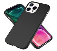 NALIA Étui fin pour téléphone portable 0,5mm pour iPhone 13 Pro, Matt Hard Case Cover Bumper Noir