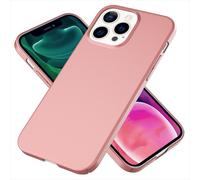 NALIA Étui fin pour téléphone portable 0,5mm pour iPhone 13 Pro, Matt Hard Case Cover Bumper Rose Gold