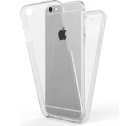 NALIA Étui pour téléphone portable 360 degrés pour Apple iPhone 6 Plus 6S Plus, Full Cover Étui transparent