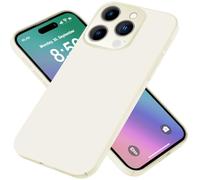 NALIA Étui Rigide Ultra-Fine Compatible avec iPhone 16 Pro Max Coque, 0,5mm Housse Super Mince Anti-Empreintes Soyeux-Mat Anti-Dérapant Extra-Léger Couverture Ultra-Slim Case, Couleur:Blanc Crème