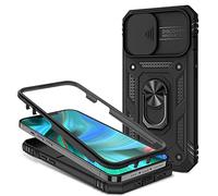 NALIA Étui Style Militaire pour iPhone 13 Pro Max Coque - Anneau, Noir | Extra Résistant Aux Chocs, Fonction De Support & Support De Voiture