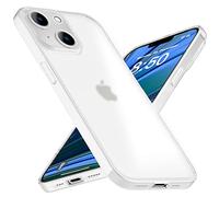 NALIA Étui Ultra-Fin Compatible avec iPhone 14 Plus Coque, Translucide 0,3mm Mince Mat Semi-Transparent Anti-Empreintes Léger, Housse de Protection Rigide Anti-Choc Ultra-Slim Cover, Couleur:Blanc