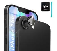 NALIA Focus.Pro CLX compatible avec iPhone 16e Verre Trempé, Protection de l'Objectif de Caméra, Lentille Ultra-Claire 9H avec Anneau Anti-Reflets, Résistant aux Rayures, Anti-Poussière & Oléophobe