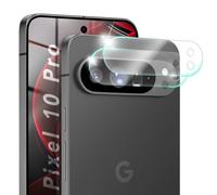 NALIA Focus.X2 MAX compatible avec Google Pixel 10 Pro Verre (Protection Claire pour Caméra), 2 Pièces, Verre Trempé 9H Anti-Rayures, Ultra-Transparent, Anti-Reflets, Photo Réaliste, pour Coques
