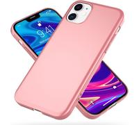 NALIA Hard Case pour iPhone 12 mini, Slim Cover Housse de protection pour téléphone portable coque rose or