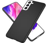 NALIA Hardcase ultra-mince pour Samsung Galaxy S21 FE, Anti-traces de doigts Mat Antidérapant Extra-léger 0,5mm mince Noir