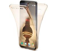 NALIA Housse 360 degrés pour Samsung Galaxy S8 Plus, Full Cover ronde double protection or