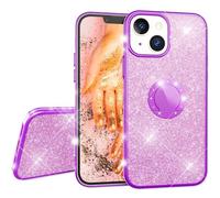 NALIA Housse Brillant avec Bague pour iPhone 13 Mini Coque, Lilas | Pour Montage Sur Voiture, Apparence Fonctionnelle, Caracteristique Du Socle