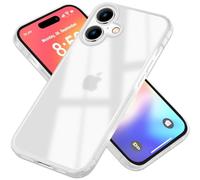 NALIA Housse Claire-Mate Compatible avec iPhone 16 Coque, Semi-Translucide Cover Hybride Semi-Transparent, Arrière Dure & Cadre Silicone Renforce, Case Etui Anti-Jaune Anti-Choc, Couleur:Blanc