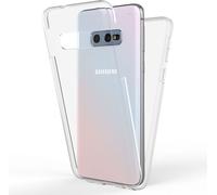 NALIA Housse de portable 360 degrés pour Samsung Galaxy S10e, Full Cover Case Housse de protection transparente