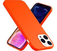 NALIA Housse néon colorée pour téléphone portable iPhone 13 Pro Max, étui silicone Bumper Orange