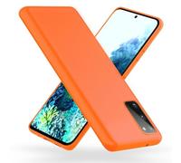 NALIA Housse Néon Compatible avec Samsung Galaxy S20 Coque, Mince Protection Pastel Silicone Gel Cover Couverture, Ultra-Fine Anti-Choc Case Slim Telephone Portable Bumper TPU Etui, Couleur:Orange
