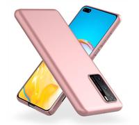 NALIA Housse Rigide Compatible avec Huawei P40 Coque, Slim Hardcase Finition Mate Mince Protection Dure, Anti-Choc Cover Case Plastique Telephone Portable Bumper Etui Protege, Couleur:Rose Gold Or