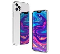 NALIA Miroir Hardcase Compatible avec iPhone 12 Pro Max, Mince Coque Rigide en 9H Verre Trempé & Silicone Bumper, Anti-Choc Cover Housse Protection Case Telephone Portable Etui Ultra Fine - Argent