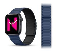NALIA Nexus Bracelet Magnétique pour Apple Watch 38/40/41/42mm - Silicone | Style Moderne Pour Toutes Les Occasions