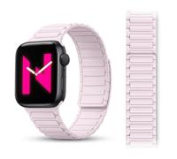 NALIA Nexus Bracelet Magnétique pour Apple Watch 38/40/41/42mm - Silicone | Style Moderne Pour Toutes Les Occasions