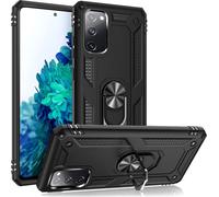 NALIA Ring Cover pour Samsung Galaxy S20 FE, étui robuste pour téléphone portable Etui de protection Noir