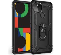 NALIA Ring Housse de téléphone portable pour Google Pixel 5, étui anti-rayures Cover Phone Etui