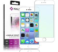 NALIA Verre Trempé compatible avec iPhone 8 Plus / 7 Plus, Integrale Protection d'Écran LCD Film Protège Téléphone, 9H Dureté Smart-Phone Screen-Protector Remplacement Vitre Rigide, Couleur:Blanc