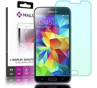NALIA Verre Trempé compatible avec Samsung Galaxy S5 / S5 Neo, Protection d'Écran Complète LCD Film Protège Téléphone Portable, 9H Screen-Protector Remplacement Vitre Mince Résistant - Transparent