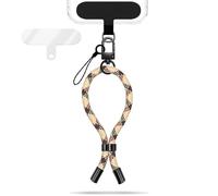 NALIA Wristy Dragonne Universelle Compatible avec Smartphone & Coques, Sangle de Poignet Réglable avec Mousqueton Métal et patch, Lien Antivol Téléphone Portable, Couleur:Camouflage Rétro