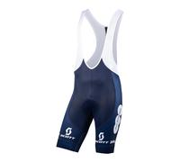 Nalini DSM Firmenich Training Man Bib Short avec Bretelles, Blanc/Noir, XS EU