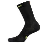 Nalini - High Vela Sock - Chaussettes de cyclisme - Unisex XS | EU 35-37 - black / yellow