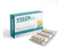 Nalive - Complément Fertilité Homme, 30 Gélules, L-Carnitine et Zinc | VigorLive, formule végane avec arginine, DHA, coenzyme Q10 et vitamines D, E et B12. 1 mois, Fabriqué en Italie.