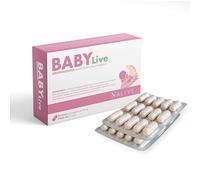 Nalive - Complément Grossesse et Allaitement, 30 Gélules | BabyLive, formule avec folates, vitamines et minéraux pour la maternité. 30 gélules, 1 mois, Fabriqué en Italie.