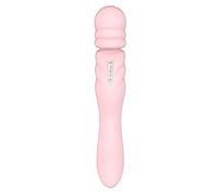 Nalone Magic Wand Vibromasseur Rechargeable avec 7 Fréquences de Vibration Rose Pâle