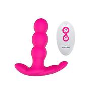 Nalone Masseur de Prostate Vibrant en Silicone avec 10 Modes de Vitesses 100% Etanche/USB Rechargeable pour Homme/Couple Rose