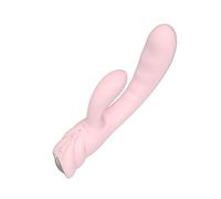 Nalone Vibromasseur Clitoridien Puissant Silencieux Discret avec 7 Fréquences Télécommandé pour Femme Rose Pâle