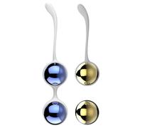 Boules de geisha nalone yany beads - Profondeur: 52 mm, Rayon: FEMME, Couleur: Or, Largeur: 180 mm, Longueur: 98 mm