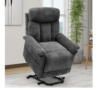 Nalookamic Fauteuil releveur électrique,Fauteuil de Relaxation inclinable avec Repose-Pied Ajustable pour personnes âgées,Gris