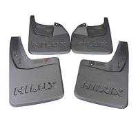 NALSA 4 Pièces Voiture Bavette Garde Boue pour Toyota Hilux 2015-2019, Avant Arrière Caoutchouc Protection Anti éClaboussures Étanche Carrosserie Accessoires