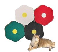 NaLsa Flower Scratching Pad for Cats - Cat Wall Scratcher Flower, Rascadores Para Gatos, Cat Scratcher Wall Mounted Scratch Pad, Cat Scratcher Mat, Cardboard Cat Scratcher, Scratch Pad for Cats (All)