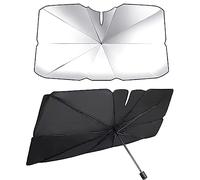 NALSA pour Peugeot Rifter Pare Soleil Voiture Pare Brise Avant Pare-Soleils Auto, Anti UV Isolation La Chaleur Et Soleil Rotation à 360° Pliable Pare-Soleil Couverture
