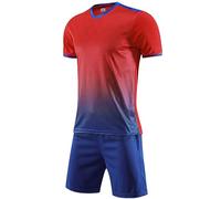 NALsa Survêtement ensemble hommes 3D imprimé revers à manches courtes été vêtements d'entraînement Badminton Tennis Golf Jogging Gym costumes