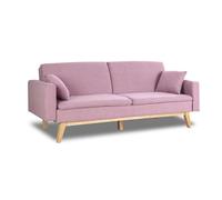 Nalui - Canapé-lit rose 3 places