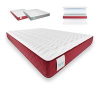 Nalui Matelas viscoélastique réversible avec Hauteur : ± 21 cm, Mousse, 140 x 190 cm