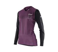 Leatt MTB Gravity 4.0 Maillot Bicylce Dames, noir-pourpre, taille XL pour femmes