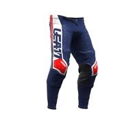 Leatt 4.5 Lite 2024 Pantalon de motocross, blanc-rouge-bleu, taille L