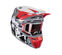 Leatt 8.5 S24 Forge, casque à croix M Gris/Rouge/Blanc/Noir Gris/Rouge/Blanc/Noir