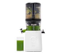 Nama J2 Presse-agrumes auto-alimenté pour fonctionnement mains libres avec trémie à ouverture large pour chargement complet de recettes, presse-agrumes à mâcher sans résidus pour plus de jus, moins