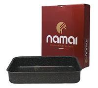 NAMAI Plat Four - 25cm x 35cm - Plat à Gratin - Adapté Aux Lave-vaisselle - Aluminium
