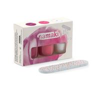 Namaki Lot de 3 vernis à ongles bio pour enfants - Fruit Sorbet - À base d'eau - Formule pelable - Avec lime à ongles - 3 x 7,5 ml