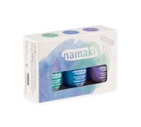 Coffret 3 Vernis à Ongles enfants couleurs Aurore Boréale Namaki® - M