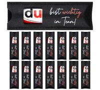 Namalu Cadeau Employé Important dans l'Équipe Cadeaux en Feutre à Manches de Barre de Chocolat Compatible avec Duplo Merci Cadeau pour Employés, sans Chocolat(Noir,Uni)