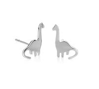 Namana Boucles d'Oreilles en Dinosaure en Argent 925, Boucles d'Oreilles Dinosaure pour Femme, Enfant et Jeune Fille en Motif de Dinosaures, Bijoux en Argent pour Femme avec Ecrin Cadeau